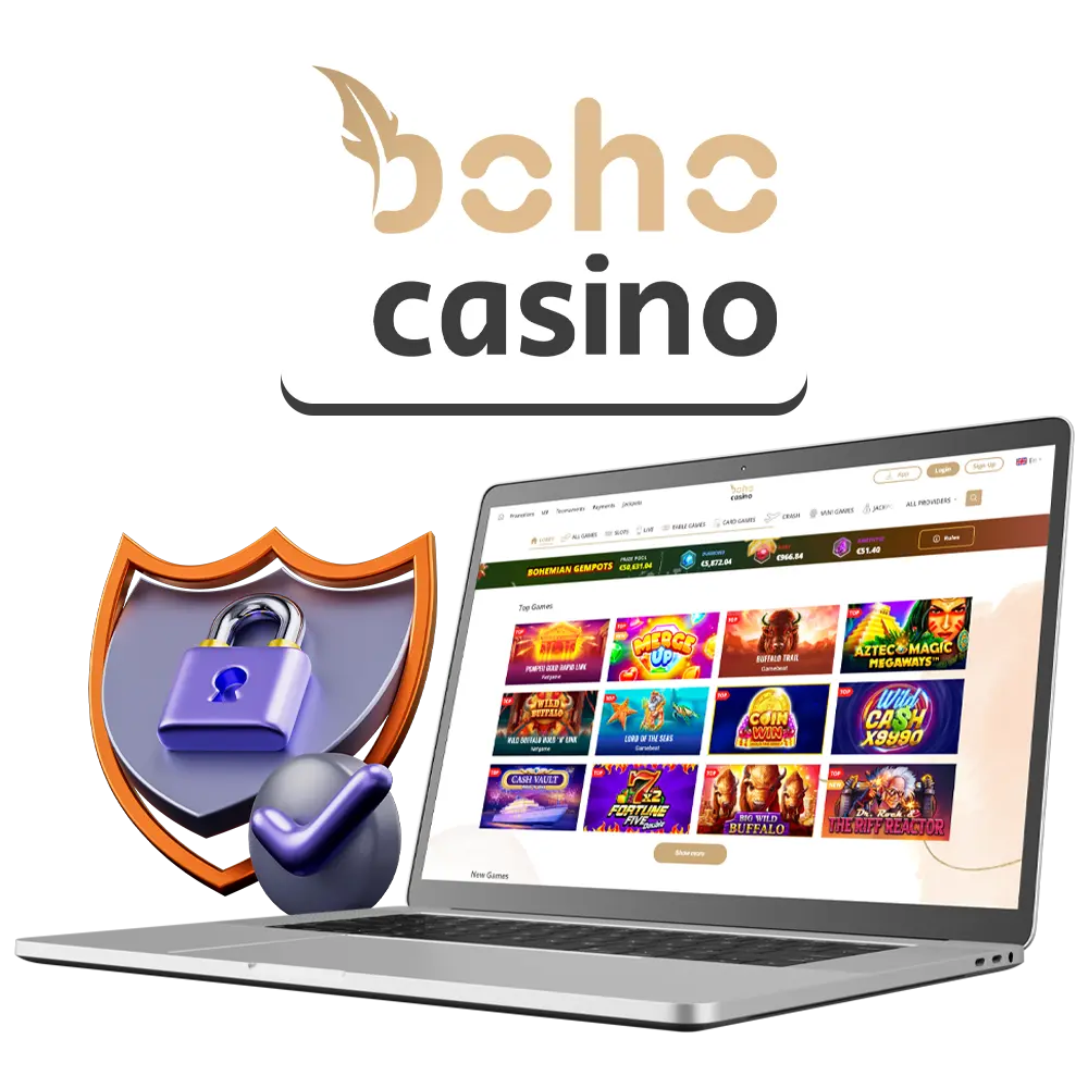 Boho Casino processes and protects your personal information.